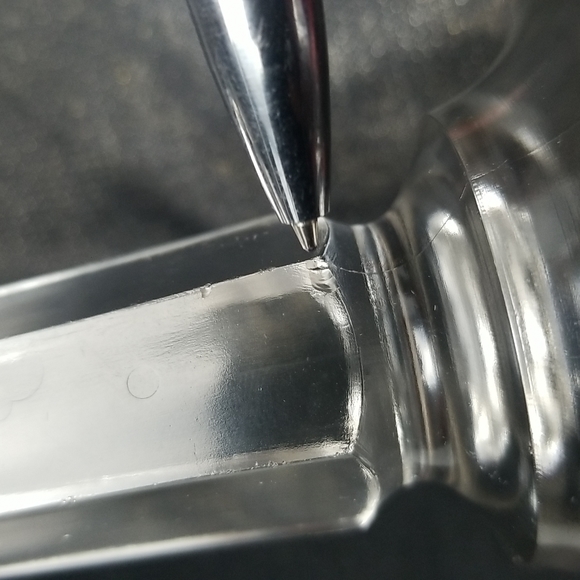 EAPG McKee & Bros. Jewel Diagonal Band Pedestal Compote Bowl - Picture 16 of 16